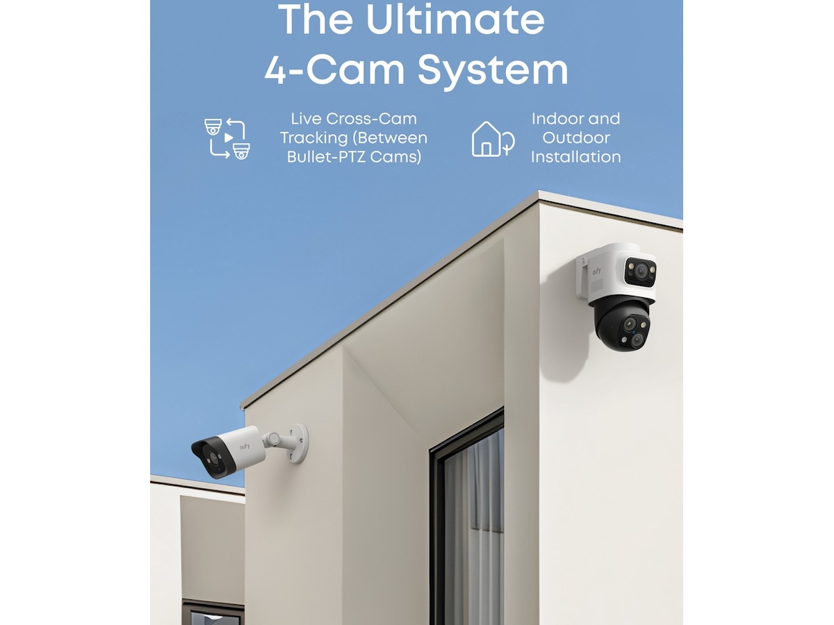 Eufy NVR Security System S4 overvågningskamera (4 kameraer) Overvågningskameraer