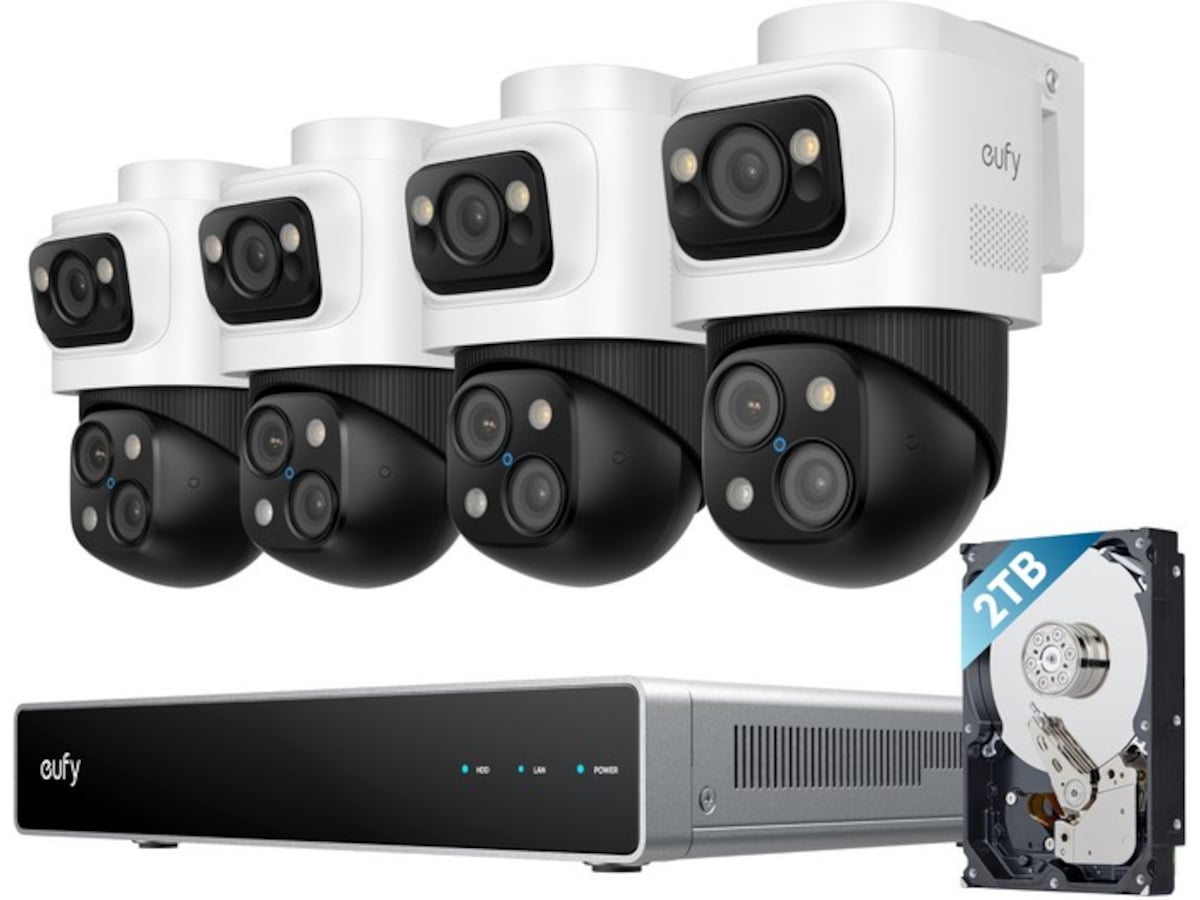 Eufy NVR Security System S4 Max 4-cam Overvågningskameraer