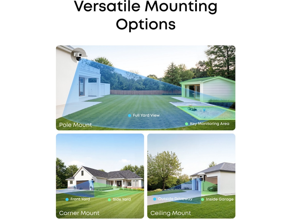 Eufy NVR Security System S4 Max 4-cam Overvågningskameraer