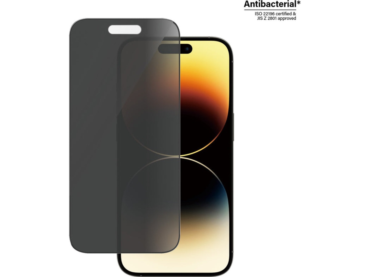 Panzerglass iPhone 14 Pro Privacy Skærmbeskytter Skærmbeskyttelse mobiltelefon