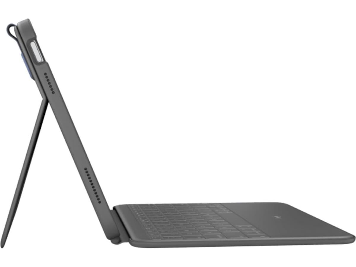 Logitech iPad 10,9" / 11" Rugged Folio Tastaturcover (oxford grey) Cover til tablet