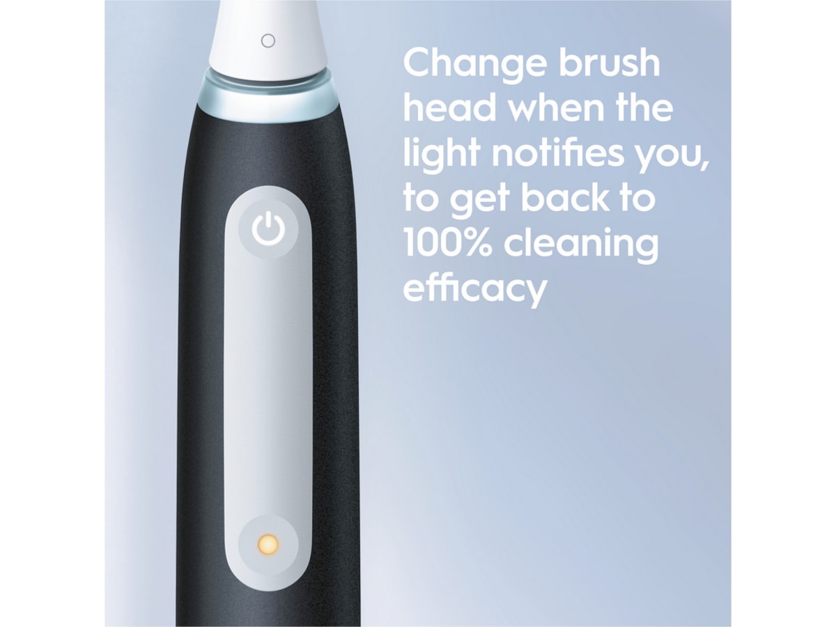 Oral-B iO 3 Elektriske tandbørster 2pk (sort & blå) Elektriske tandbørster