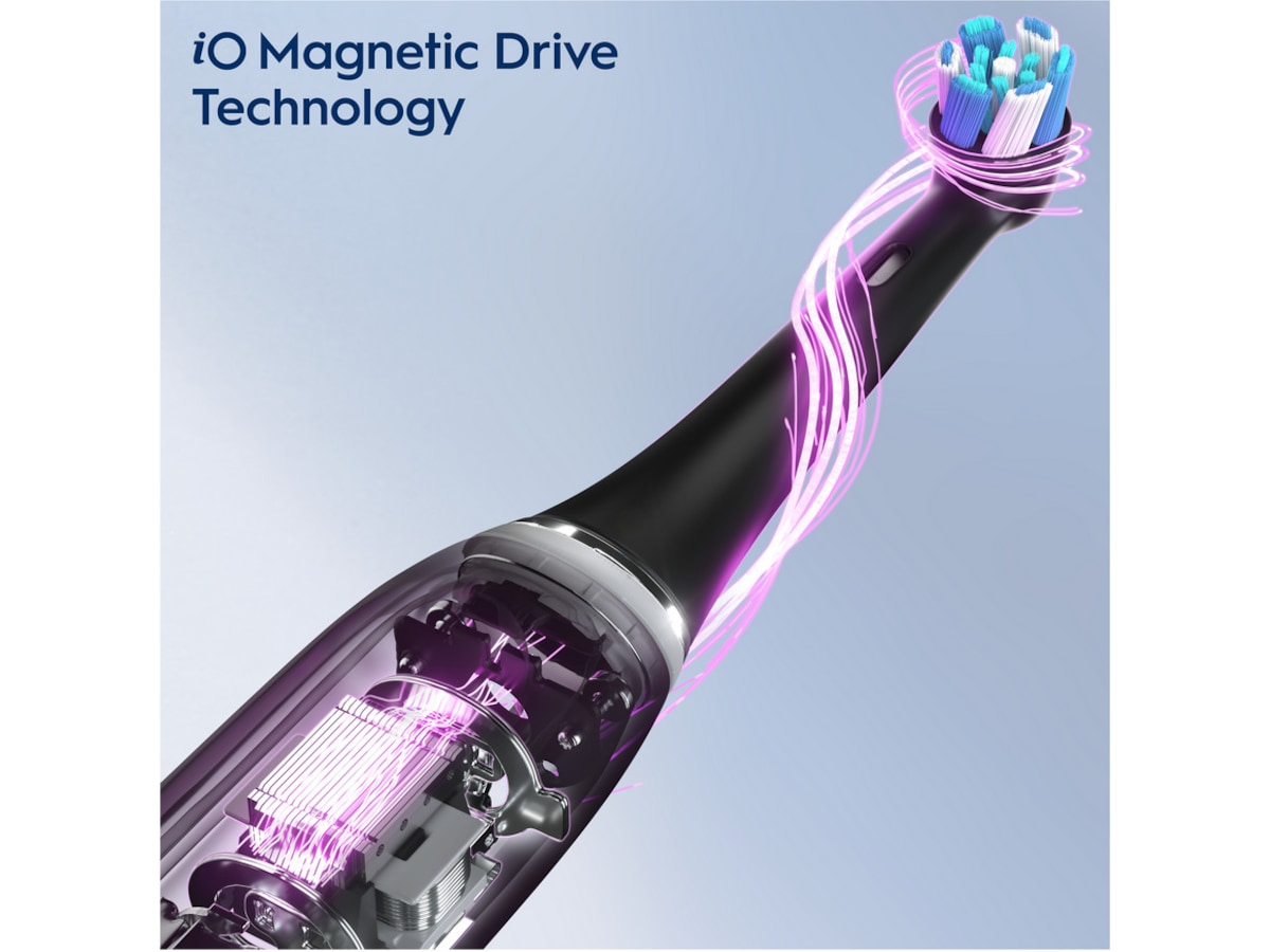 Oral-B iO 3 Elektriske tandbørster 2pk (sort & blå) Elektriske tandbørster