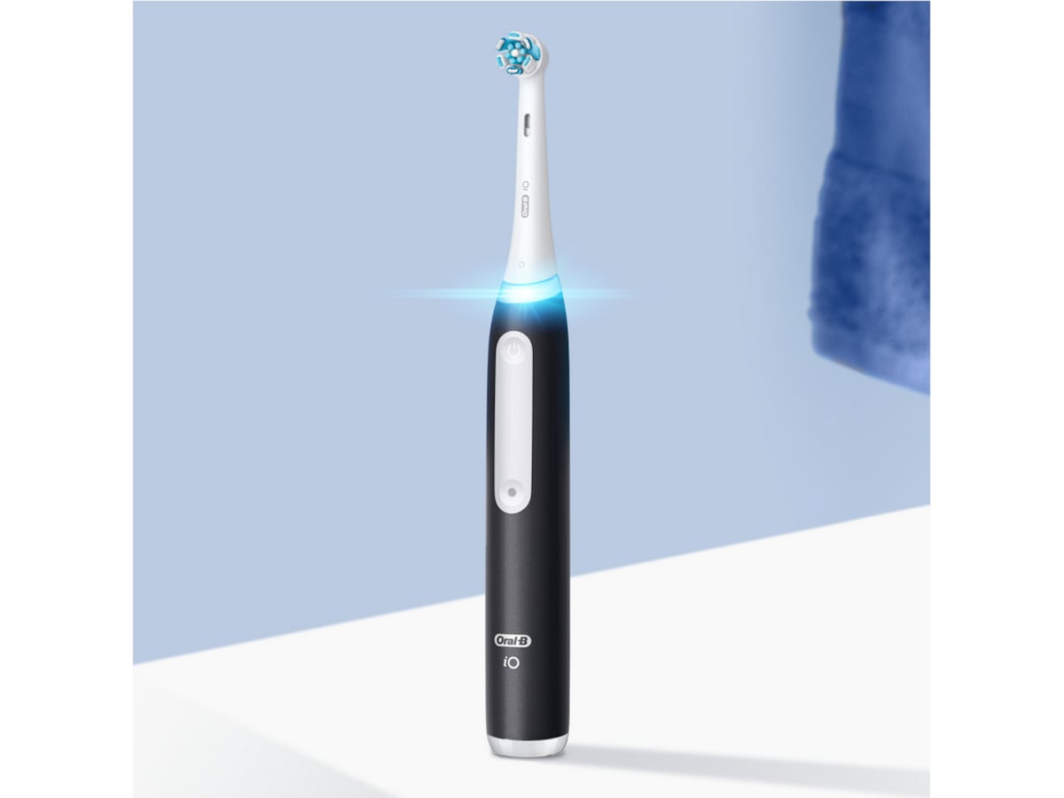 Oral-B iO 3 Elektriske tandbørster 2pk (sort & blå) Elektriske tandbørster