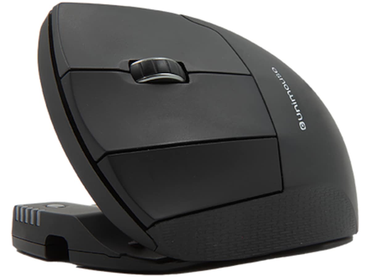 Contour Unimouse venstre trådløs mus (sort) Ergonomiske