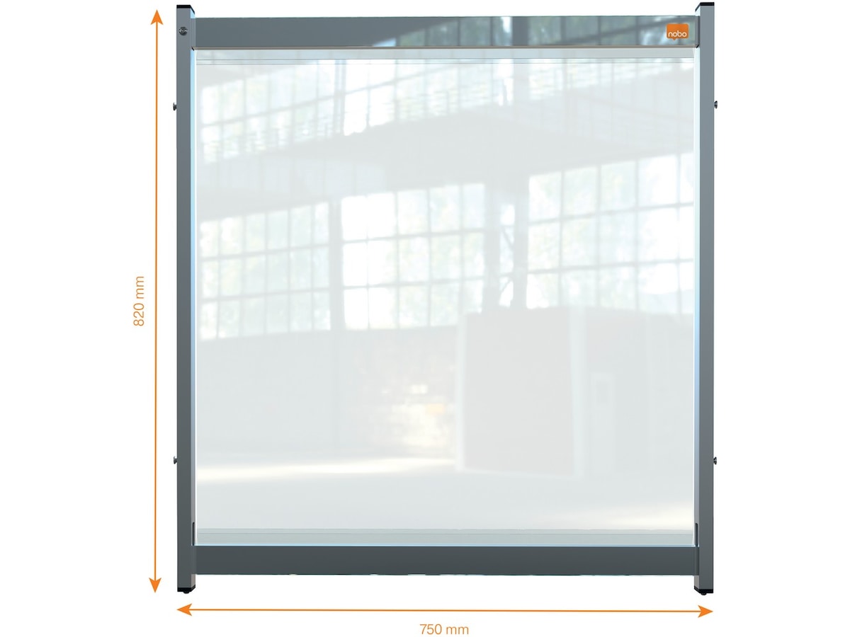 Nobo bordskærm modul Premium Plus - 75x82cm Arbejdssted – tilbehør