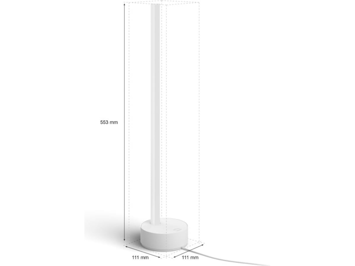 Philips Hue Gradient Signe bordlampe (hvid) Gulvlampe