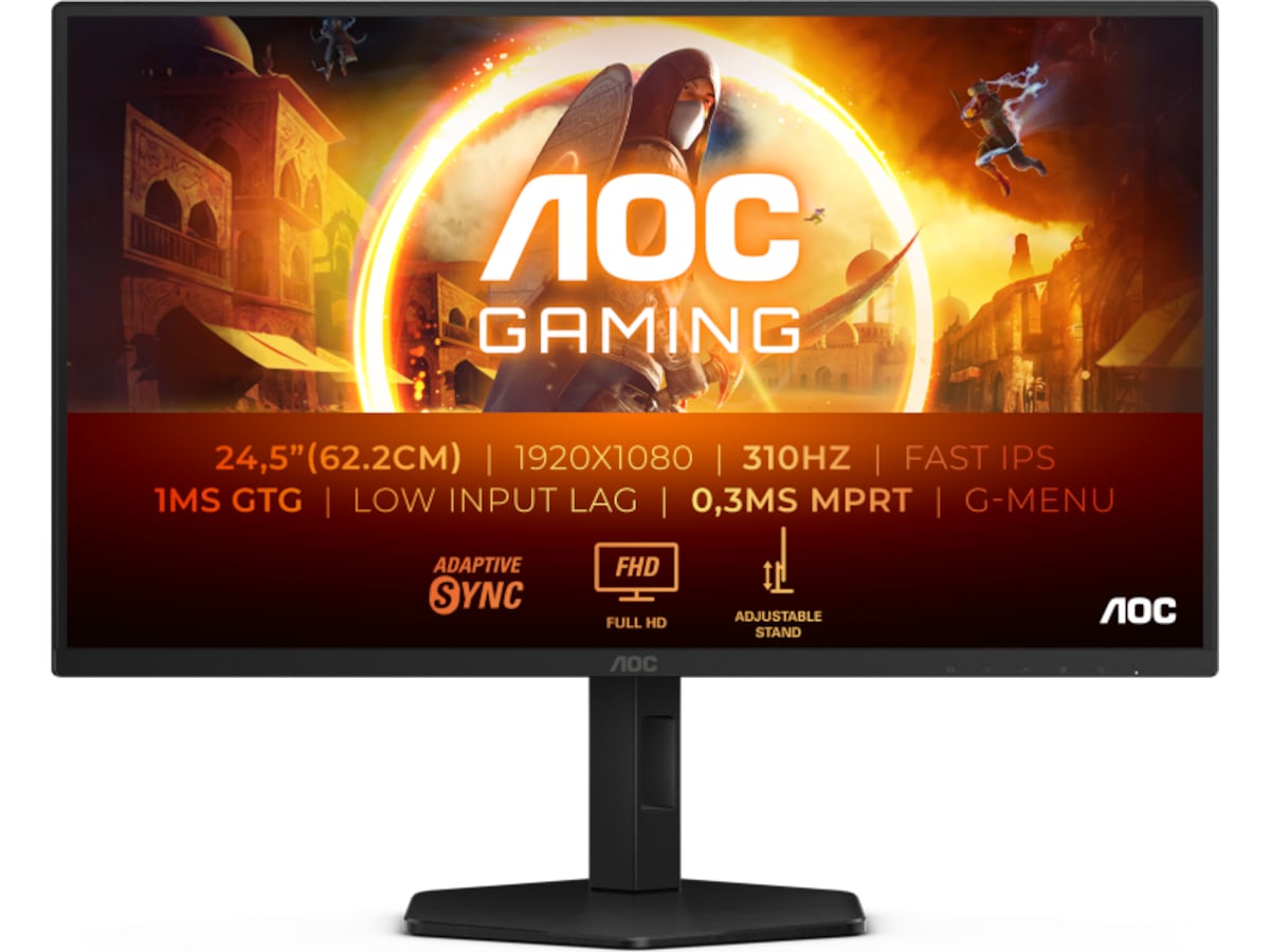 AOC 25" gamingskærm 25G4SXU Gamingskærme