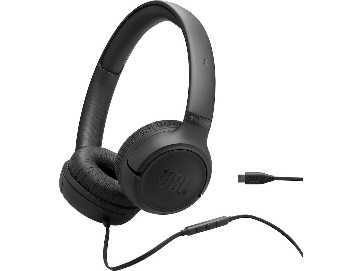 JBL Tune 530C Hovedtelefoner, Over-Ear (sort) Høretelefoner