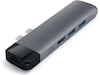 Satechi PRO Hub 4K Docking (space grey) Dockingstation og USB-hub