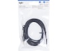 USB A 2.0 male to Lightning male kabel sort 2m USB-kabler
