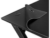Svive Cygnus Gaming desk mat sort med grå sømme Gamingdesk