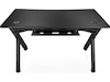 Svive Cygnus Gaming Desk mat sort med sorte sømme Gamingdesk
