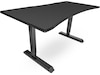Svive Altair Gaming Desk mat sort med sorte sømme Gamingdesk