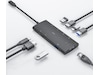 iiglo 8-i-1 Slim MultiPort Docking (sort) Dockingstation og USB-hub