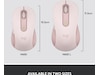 Logitech Signature M650 Large trådløs mus Pink Mus