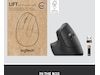 Logitech Lift Vertikal Business Venstre mus (graphite) Mus