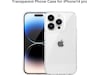 iiglo iPhone 15 Pro / 14 Pro Silikonecover (transparent) Mobilcover