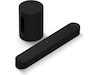 Sonos Sub Mini Trådløs subwoofer (sort) + Sonos Beam Soundbars