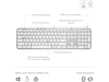 Logitech MX Keys S trådløst tastatur (pale grey) Keyboards