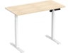Ergonomisk hæve/sænke skrivebord 120cm (hvid/eg) Aktivitetsborde