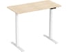 Ergonomisk hæve/sænke skrivebord 120cm (hvid/eg) Aktivitetsborde