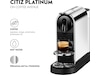 Nespresso CitiZ by De'Longhi kapselmaskine (platin) Kapselmaskiner