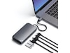 Satechi USB-C M1 Multimedia Adapter (grå) Dockingstation og USB-hub