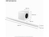 Samsung HW-S811D soundbar med subwoofer (hvidt) Soundbars