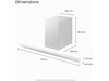 Samsung HW-S711D soundbar med subwoofer (hvid) Soundbars