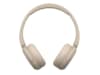 Sony WH-CH520 trådløse hovedtelefoner, On-Ear (beige) Høretelefoner
