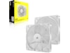 Corsair RS140 Ventilator 2pk (hvidt) Blæsere