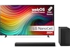 LG 55'' NANO 81 4K TV (2024) 55NANO81T6A + Soundbar 50 - 59 tommer TV