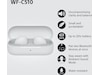 Sony WF-C510 Trådløse høretelefoner, Earbuds med mikrofon (hvid) In-ear høretelefoner