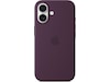Apple iPhone 16 Silikonecover (blomme) Mobilcover