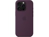 Apple iPhone 16 Pro Silikonecover (blomme) Mobilcover