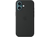 Apple iPhone 16 Silikonecover (sort) Mobilcover