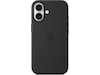 Apple iPhone 16 Silikonecover (sort) Mobilcover