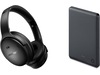 Bose QuietComfort Trådløse høretelefoner, Over-Ear (sort) + powerbank Høretelefoner