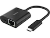 Belkin USB-C til Ethernet Adapter 20cm (sort) Kabeladaptere og overgange