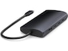 Satechi Multiport 8K Docking (midnight) Dockingstation og USB-hub