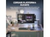Corsair Platform:4 Elevate skrivebord (hvid/lyst træ) Gamingdesk