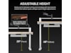 Corsair Platform:4 Elevate skrivebord (hvid/lyst træ) Gamingdesk