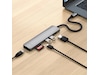 Satechi 7-i-1 Slim Multiport docking (space grey) Dockingstation og USB-hub