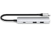 Satechi 4-i-1 Slim 4K Multiport docking (sølv) Dockingstation og USB-hub