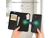 iiglo Galaxy A36 2-i-1 Wallet cover (sort) Mobilcover