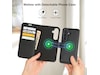 iiglo Galaxy S25 2-i-1 Wallet cover (sort) Mobilcover