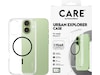 PanzerGlass CARE iPhone 17 Urban Explorer cover (gennemsigtig/sort) Mobilcover