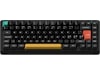 NuPhy Halo75 V2 trådløst gaming tastatur (Obsidian black/lemon) Gamingkeyboard