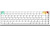 NuPhy Air75 V3 trådløst gaming tastatur (nova white / red nano) Gamingkeyboard